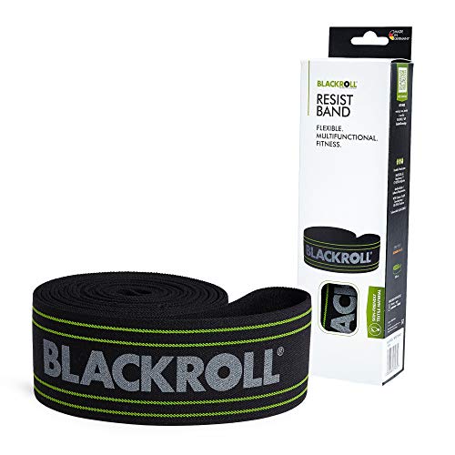 BLACKROLL RESIST BAND - black - Fitnessband. Trainingsband für das moderne Athletiktrainig mit extremer Dehnbarkeit in schwarz