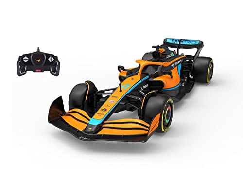 McLaren F1 MCL36 RC Auto (1:18 Skala) - Fernbedienungsauto für Formel 1 der Saison 2022 Fahrer - Lando Norris + Daniel Ricciardo