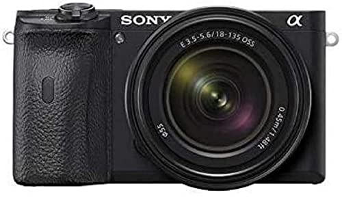 Sony Alpha 6600 E-Mount Systemkamera (24 Megapixel, 4K Video, längere Akkulaufzeit, opt. Bildstabilisierung, 0.02 Sek. Echtzeit-Autofokus, OLED Sucher, inkl. SEL18135 Objektiv) schwarz