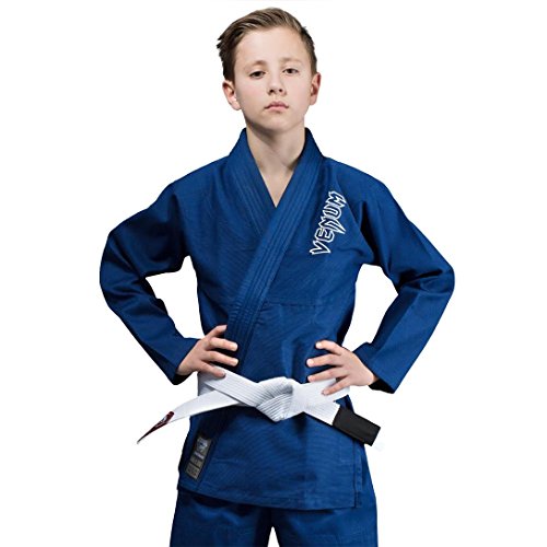 Venum Kinder Contender Kids BJJ Anzug, Blau, C00