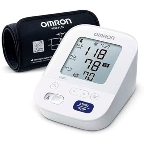 Omron M3 HEM-7155-E Comfort Upper Arm Blood Pressure Monitor - White