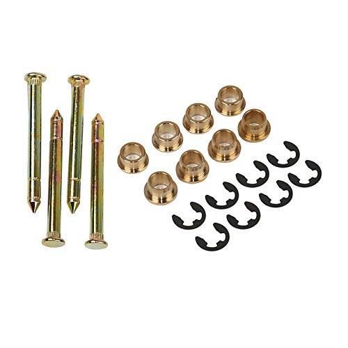 OxoxO Car Door Hinge Pins and Pin Bushing Front Both Door Kit Compatible with Ford F150 F250 F350 Bronco Repalcement Part # 38410 AM-33073275