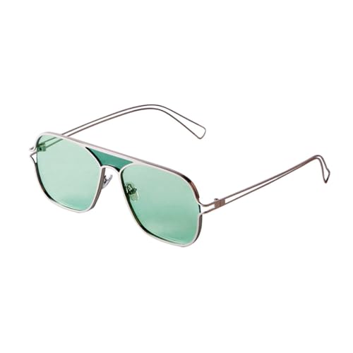 MUTYNE Retro Fashion Aviation Sonnenbrille Damen Vintage Bunte quadratische Sonnenbrille,c4,Einheitsgröße