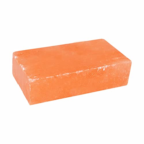 SalNatural Salzziegel aus Kristallsalz (bekannt als Himalayasalz). Salzstein für Sauna, Salzräume, Salzgrotten. Beleuchtete Salzwand im Wellness- und Wohnbereich, Sauna & Infrarotkabinen (20x10x5 cm:100 Stück-2 m²)