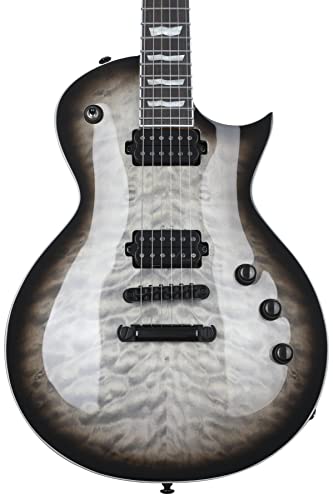 ESP Ltd EC-1000T QM Charcoal Burst E-Gitarre