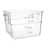 Vogue cf024 Polycarbonat quadratisch Container