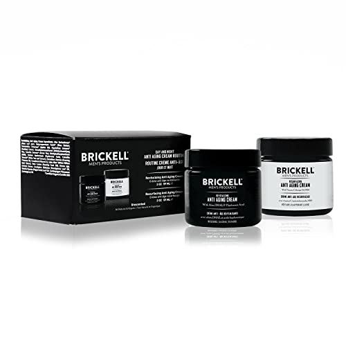 Brickell Men's Products tag und nacht anti-aging-creme routine, bio- und natur, ohne duft (ohne duft)