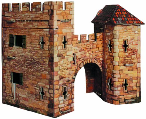 Umbum 244 22,5 x 14,5 x 10 cm Clever Papier Mittelalter Town Old Gate 3D Puzzle