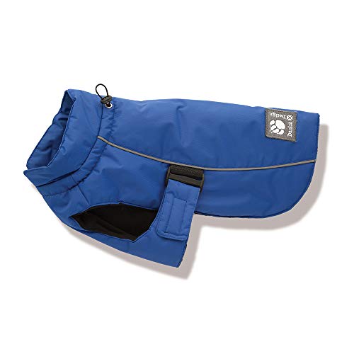 Danish Designs Blue Sports Luxe Dog Coat, 70 cm