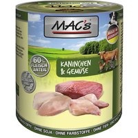 MAC's Kaninchen & Gemüse, 6er Pack (6 x 800 g)