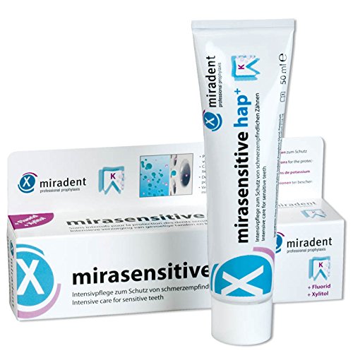 3x Miradent mirasensitive hap+ Zahncreme 50ml (3x 50ml)