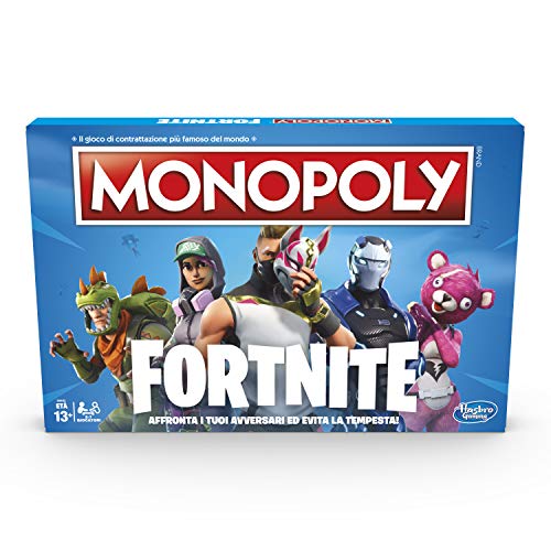 Hasbro Monopoly Fortnite Brettspiel (italienische Version) Mehrfarbig