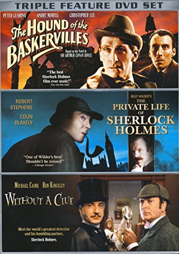The Hound of the Bakservilles / The Private Life of Sherlock Holmes / Without a Clue (Triple Feature)