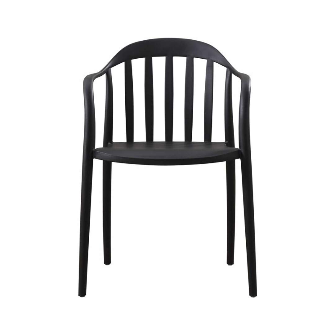 ZONS 2er Set Zion Stuhl PP schwarz stapelbar - außen oder innen