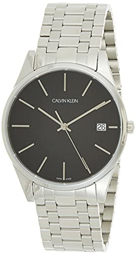 Calvin Klein Herren Analog Quarz Smart Watch Armbanduhr mit Edelstahl Armband K4N21141