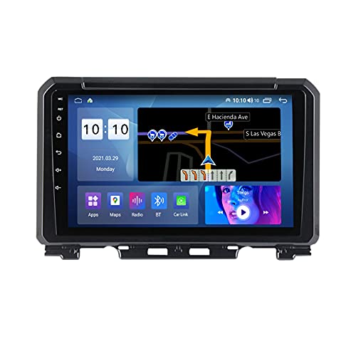 ADMLZQQ Auto Stereo Player Für Suzuki Jimny 2018-2020 GPS Navigation Radio Android 10 Unterstützung Lenkradsteuerung/WiFi/FM/Spiegelverbindung/Bluetooth/Rückfahrkamera,M200s8core2+32