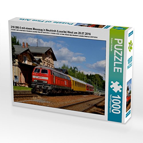 CALVENDO Puzzle 218 390-3 mit einem Messzug in Neukirch (Lausitz) West am 20.07.2016 1000 Teile Lege-Größe 64 x 48 cm Foto-Puzzle Bild von Robert Heinzke