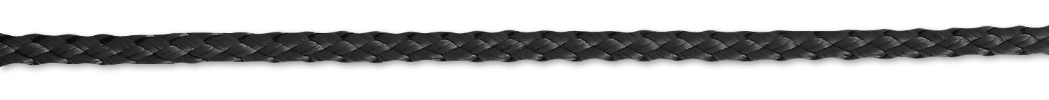Chapuis DC40N Seil aus Polypropylen, geflochten, 200 kg, Ø 4 mm x 100 m, Schwarz