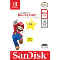 SanDisk 256GB Microsdxc Speicherkarte für Nintendo Switch