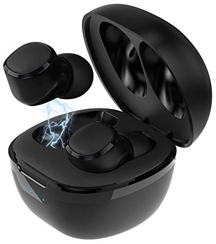 auvisio Kopfhörer, Bluetooth: In-Ear-Stereo-Headset mit Bluetooth 5, Ladebox, bis 18 Std. Spielzeit (in Ear Kopfhörer, Bluetooth)
