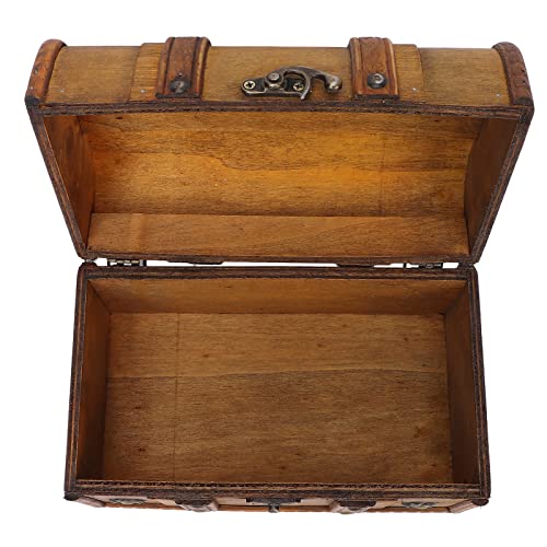 Memory Box, Vintage Koffer Retro Design Dekorativ Attraktiv zum Aufbewahren von Accessoires für Büro für Zimmer