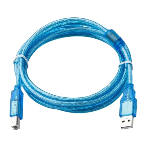 SABTOFNIV SPS-Kabel for USB-Druckerkabel, quadratischer Anschluss, USB 2.0-Leitung, CP1H-Kabel, 2 m Länge