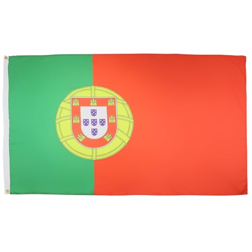 AZ FLAG Flagge Portugal 250x150cm - PORTUGIESISCHE Fahne 150 x 250 cm - flaggen Top Qualität