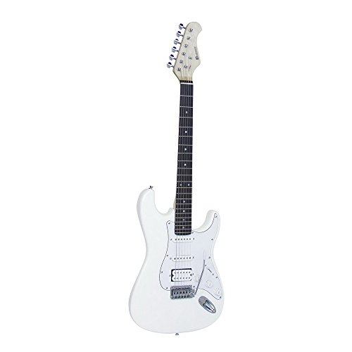 Dimavery 26211220 ST-312 E-Gitarre weiß