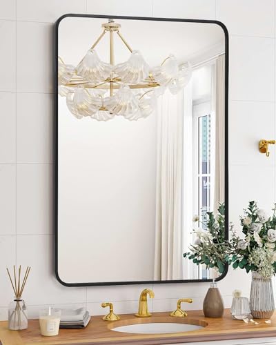 IDEALHOUSE HD umweltfreundlicher Badezimmerspiegel - Ästhetisch ansprechender und vielseitiger Kosmetikspiegel für das Waschbecken, 55,9 x 76,2 cm, erhältlich in verschiedenen Größen, horizontal oder