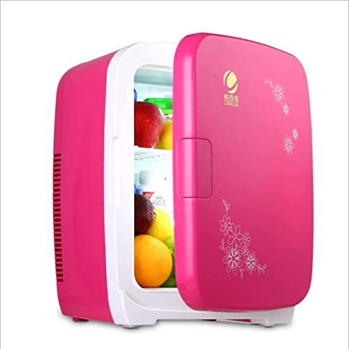 Samnuerly Cool Box Autokühlschrank, 15-Liter-Autokühlschrank, tragbarer Minikühlschrank, intelligente 12-V-Kühlheizung, Medikamentenaufbewahrung, Kosmetikkühlschrank