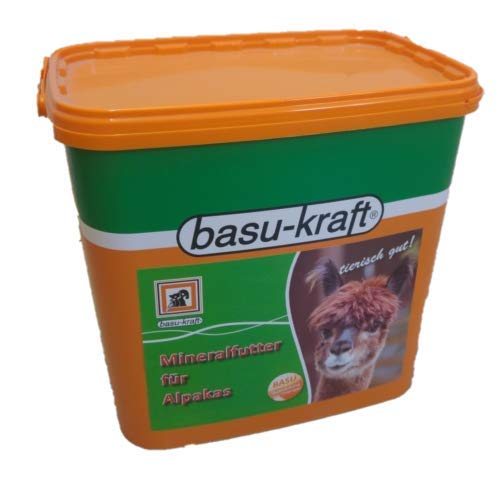 BASU Mineralfutter für Alpaka 12 kg - für eine ausgewogene Versorgung mit Mineralien, Spurenelementen und Vitaminen