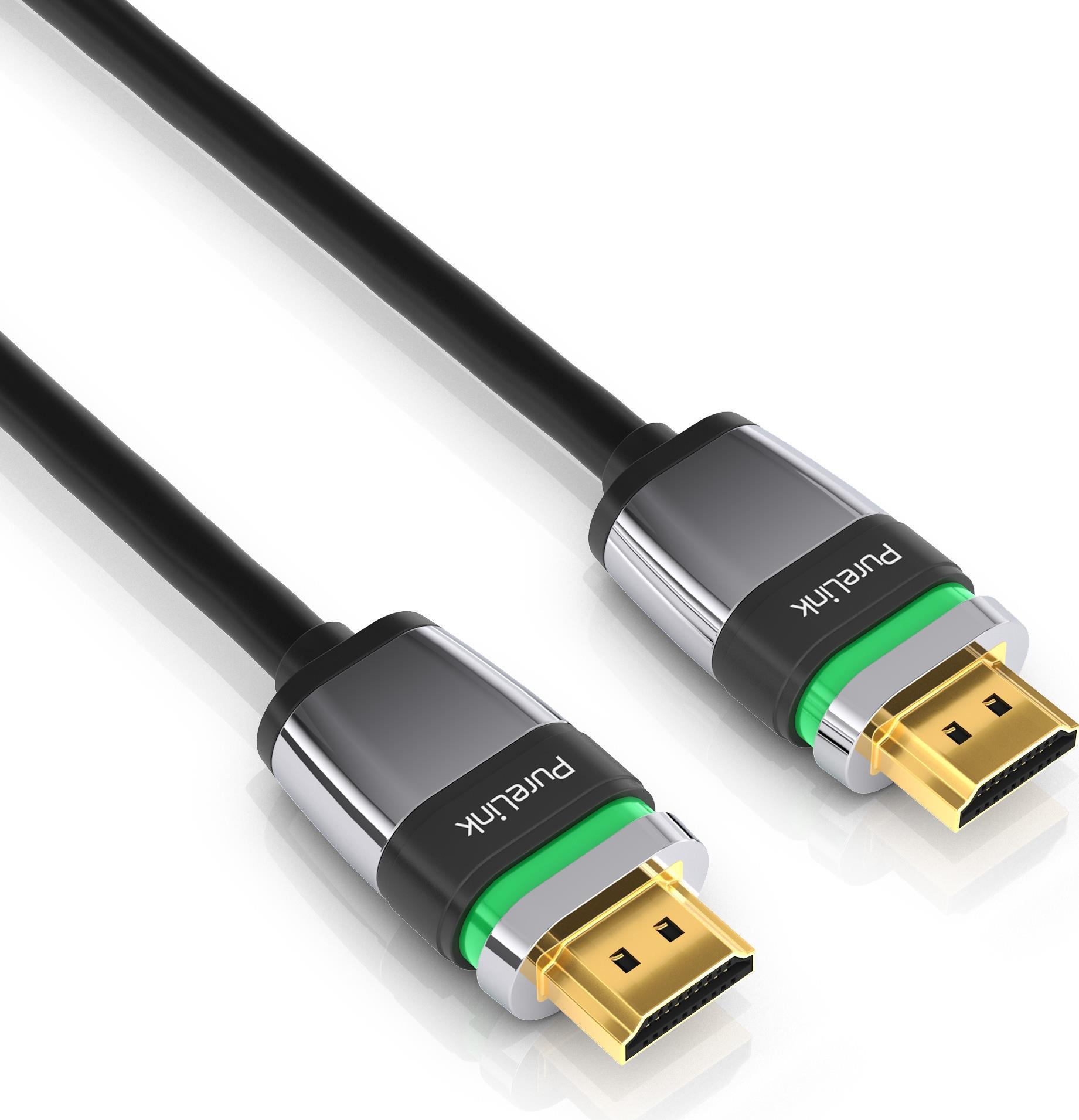 PureLink HDMI Kabel - Ultimate Serie - 8K 48Gbps - 2,0m - schwarz - LSZH Halogenfreies 8K Ultra High Speed HDMI Kabel - 2,00m (ULS1105-020)