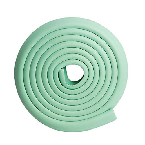 AnSafe Kantenschutz, L-Typ + 10 Eckenschützer for Möbelkanten Sicher Und Ungiftig Weichen Streifen (6 Farben) (Color : LIGHT GREEN, Size : 4M+10Corner Guard)