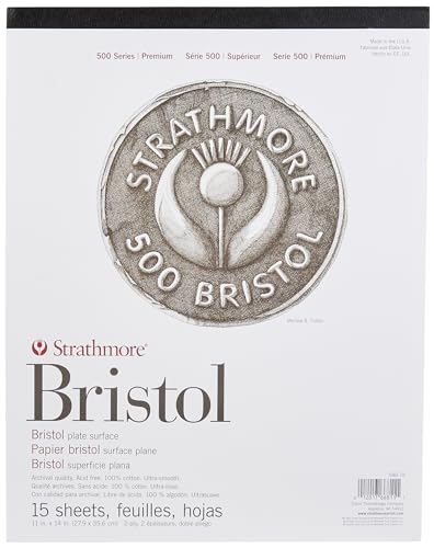 Strathmore 500 Bristol 2ply Platte 11X14 Pad