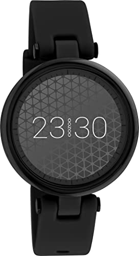 Oozoo Q4 Smartwatch Unisex Fitnessuhr 39mm mit 16mm Silikonarmband für Damen und Herren | Fitness Armbanduhr mit Schrittzähler | Fitnesstracker Sportuhr für iOS & Android