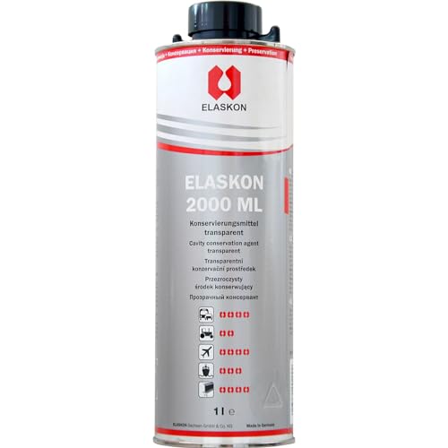 Elaskon 50110095 2000 ML (Korrosionsschutzmittel), 1 Liter Sprühflasche, Transparent