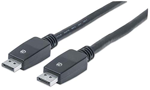 Manhattan 354127 Kabel (DisplayPort-Stecker auf DisplayPort-Stecker) 7,5m schwarz