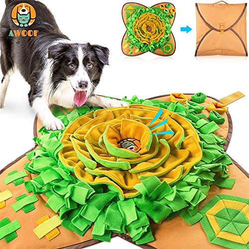 AWOOF Schnüffelmatte für Hunde, langlebig, interaktives Hundespielzeug, fördert die natürliche Futtersuche