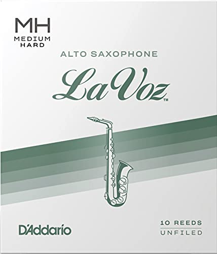La Voz Blätter für Altsaxophon Stärke Medium-Hard (10 Stück)