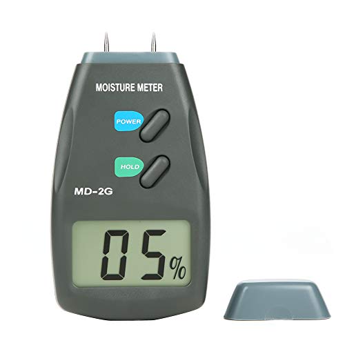 Feuchtigkeit Luftfeuchtigkeit 2-poliger Detektor Holzholz-Feuchtigkeitsmesser zur genauen Messung des Wasseranteils in Brennholz