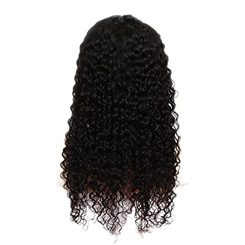 Perücken Haare for Frauen Schwarze lange Wasserwellenperücken for Frauen Flauschige, natürlich aussehende Perücke Schönheit for den Alltag