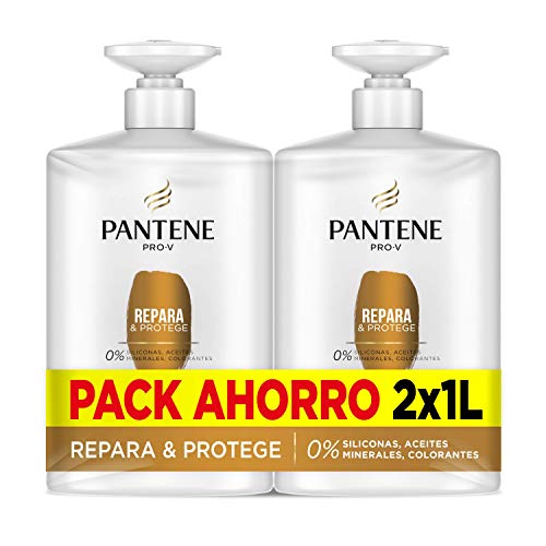 Pantene Shampoo repariert und schützt - für trockenes und strapaziertes Haar, 1 l x 2