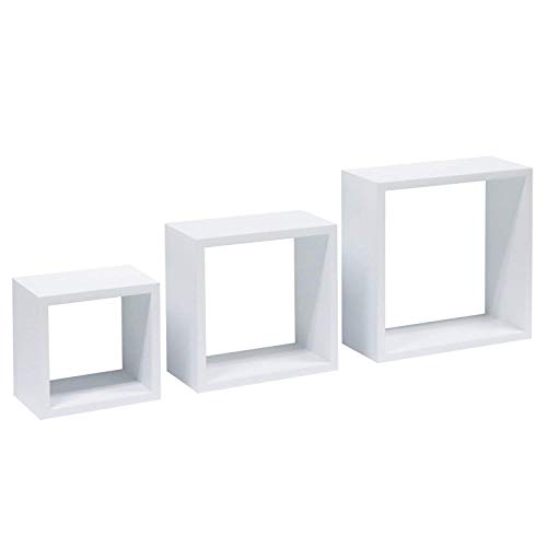 Invero Schwimmregale, Floating White Cube Effect 3 Set