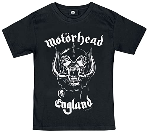 Motörhead Metal-Kids - England Unisex T-Shirt schwarz 104 100% Baumwolle Band-Merch, Bands