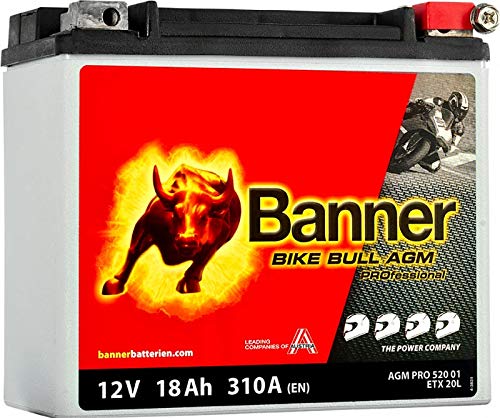 Banner AGM Pro 520 01 Akku Moto Bike Bull