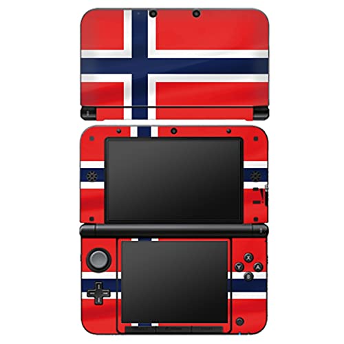 DeinDesign Skin kompatibel mit Nintendo 3 DS XL Folie Sticker Flagge Norwegen Flaggen