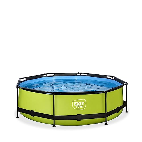EXIT Lime Pool ø300x76cm mit Filterpumpe - grün