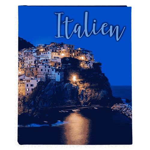 Urlaubsfotoalbum 10x15: Italien, Fototasche für Fotos, Taschen-Fotohalter für lose Blätter, Urlaub Italien, Handgemachte Fotoalbum