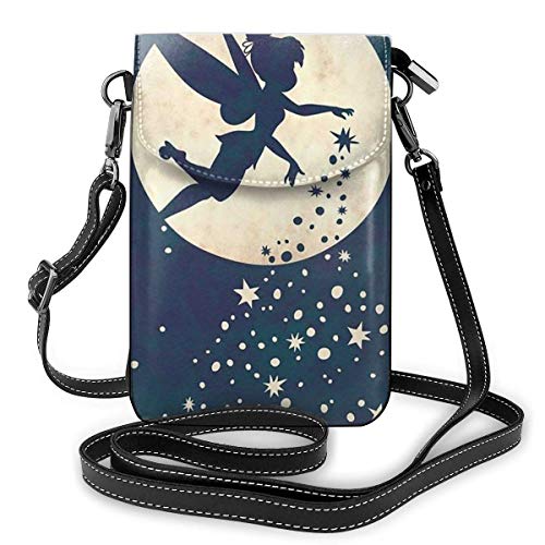 LNLN Kleine Geldbörse Womens Crossbody Bags Tinkerbell Small Cell Phone Purse Wallet with Credit Card Slots