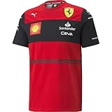 Scuderia Ferrari - Offizielle Formel 1 Merchandise 2022 Kollektion - 2022 Team T-Shirt - Rot - Größe: L